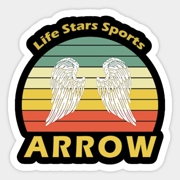 Arrow Retro Sticker by My Artsam